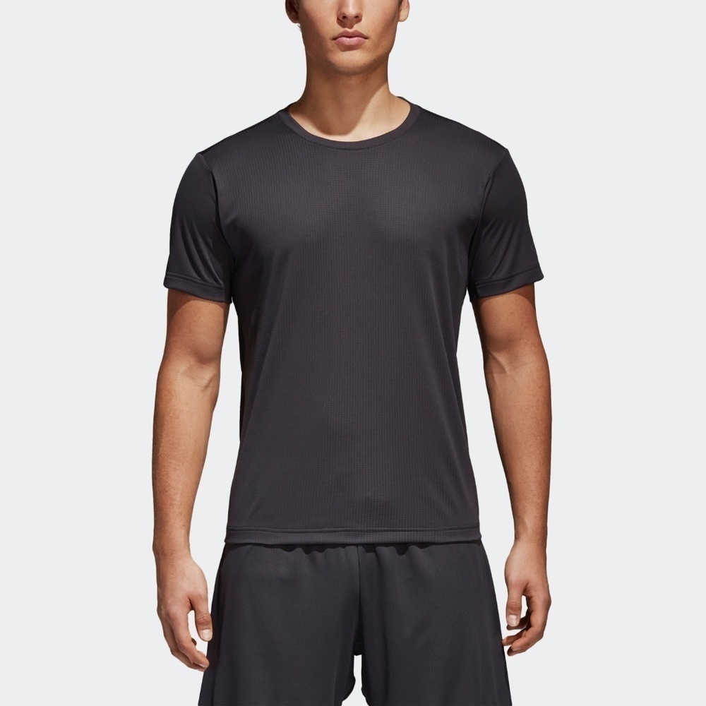 New Adidas Mens Freelift Climachill Tee Gray Size Small